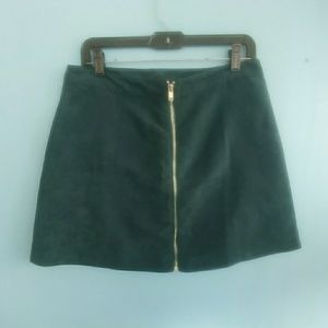 Suede Skirt